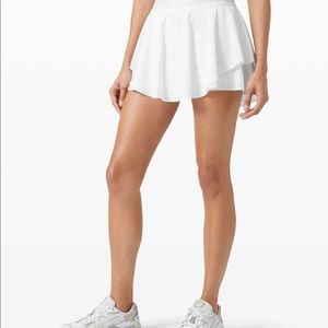 NWT Lululemon Court Rival Long Skirt White 4 Small